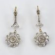 Edwardian Diamond Cluster Earrings | 2.34ctw | Sale