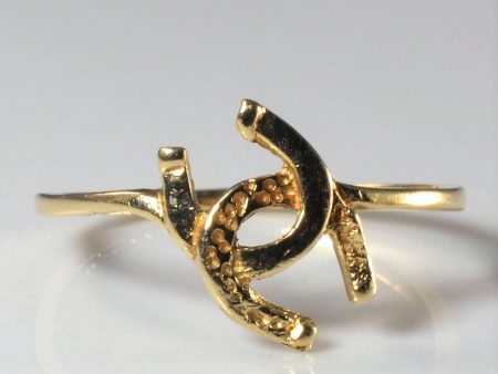 Interlocking Horseshoe Ring | SZ 5.5 | Online Hot Sale