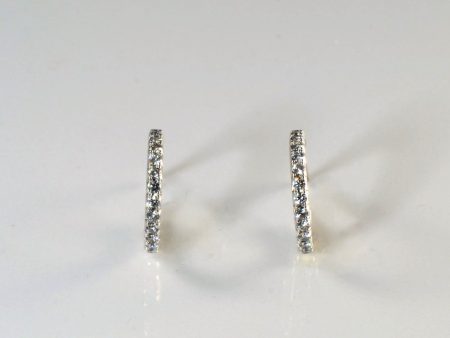 Tiffany & Co.  Metro Diamond Hoop Earrings | 0.38ctw | Fashion