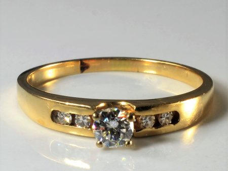 Five Stone Diamond Ring | 0.37ctw | SZ 9.5 | Cheap