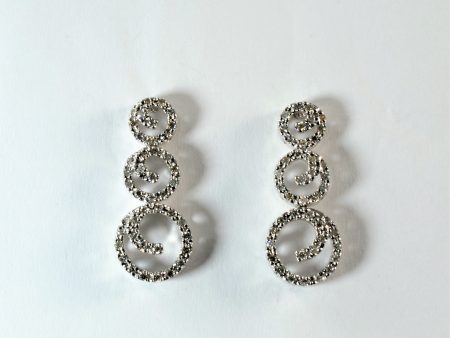 Pave Diamond Swirl Earrings | 0.65ctw | Fashion