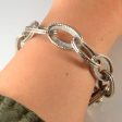 14k White Gold Rolo Chain Bracelet | 9.5  | Fashion