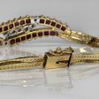 Cascading Ruby & Diamond Bracelet | 2.50ctw, 0.28ctw | 7  | on Sale