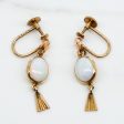 Clip On Bezel Opal Earrings | 2.00ct | Discount