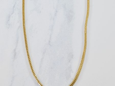 10k Yellow Gold Wheat Chain | 16  | Online now