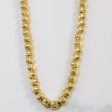 10k Yellow Gold Beaded Chain | 33.5  | on Sale