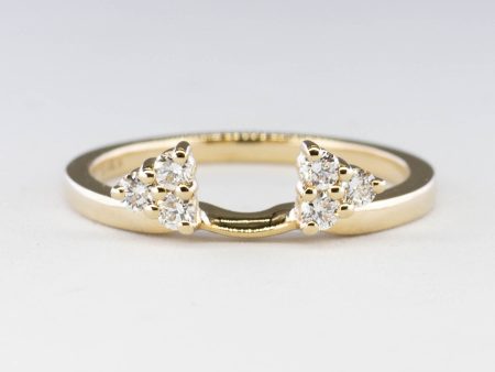 100 Ways  Diamond Cluster Ring Wrap | SZ 6.75 | Online now