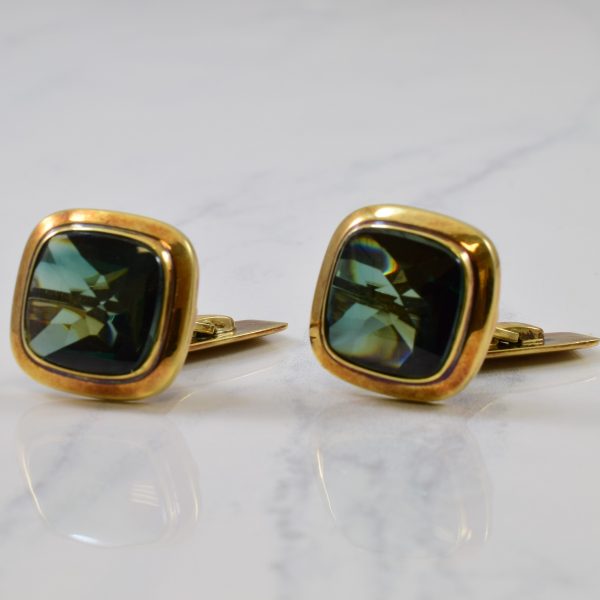 Synthetic Spinel Cufflinks | 16.00ctw | on Sale