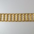 Textured Gold Link Bracelet | 6.5  | Fashion