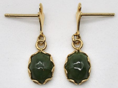 Nephrite Drop Earrings | 1.50ctw | Hot on Sale