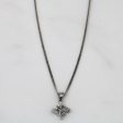 Twisted Diamond Grid Cluster Necklace | 0.13ctw | 18  | on Sale