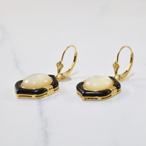 Pearl & Black Paste Drop Earrings | 8.00ctw, 2.50ctw | Hot on Sale