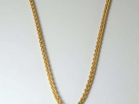 10k Yellow Gold Wheat Chain | 20  | Online