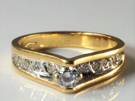 Pointed Diamond Ring | 0.29ctw | SZ 6.5 | For Sale