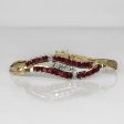 Cascading Ruby & Diamond Bracelet | 2.50ctw, 0.28ctw | 7  | on Sale