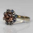 Zircon & Sapphire Cocktail Ring | 3.01ct, 0.16ctw | SZ 10.5 | Sale