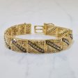 Champagne Diamond Link Bracelet | 6.65ctw | 7  | Hot on Sale