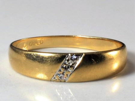 Yellow Gold Diamond Band | 0.03ctw | SZ 6 | Cheap