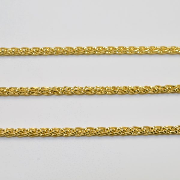 18k Yellow Gold Long Wheat Chain | 32  | Sale