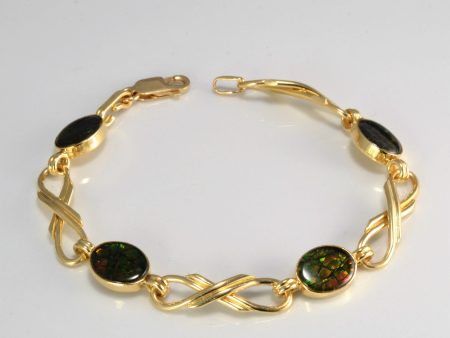 Ammolite Chain Bracelet | 7  | For Discount