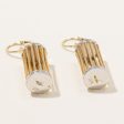 Two Tone Cage Earrings | For Cheap