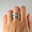 Diamond Overlay Wrap Ring | 0.53ctw | SZ 7.75 | Online Sale