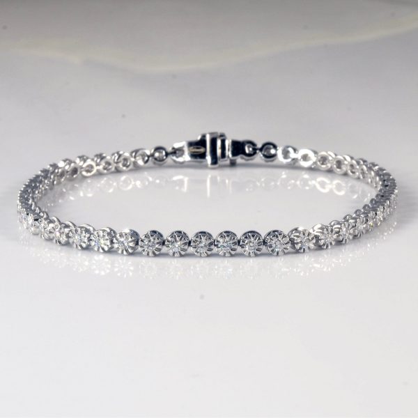 Diamond Tennis Bracelet | 0.76ctw | 7  | For Cheap