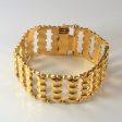 Textured Gold Link Bracelet | 6.5  | Fashion