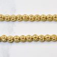 10k Yellow Gold Beaded Chain | 33.5  | on Sale