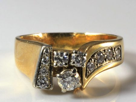 High Set Diamond Ring | 0.46ctw | SZ 7.25 | Supply