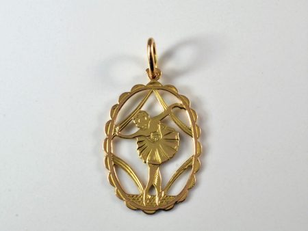 Yellow Gold Ballerina Pendant | Online now