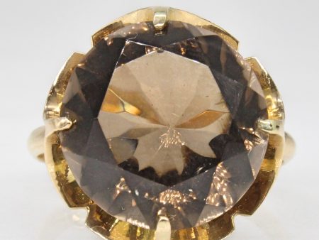 Smoky Quartz Cocktail Ring | 8.25ct | SZ 6.5 | Online Hot Sale