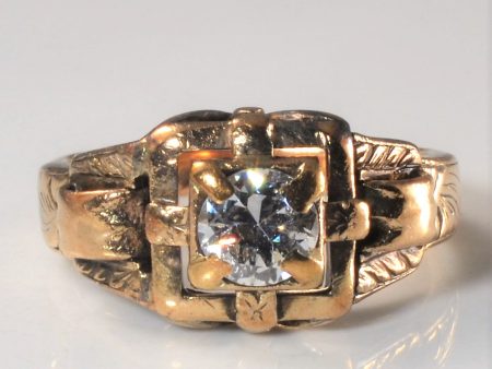 Early 1900s Solitaire Diamond Ring | 0.49ct | SZ 5.75 | Online Hot Sale