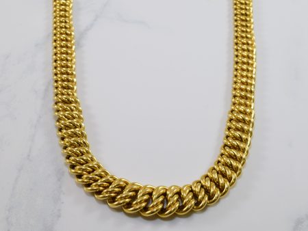 Graduated Double Link Chain Necklace | 18  | Hot on Sale