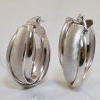 14k White Gold Hoop Earrings | For Cheap