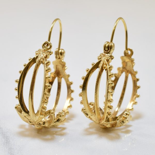 Abstract Hoop Earrings | For Discount