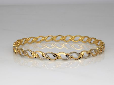 Two Tone Twist Bangle | 6  | Online