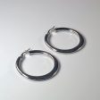 White Gold Hoop Earrings | Supply