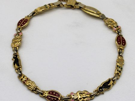 Enameled Wildlife Bracelet | 7.5  | For Discount