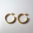 Filigree Gold Hoop Earrings | Sale