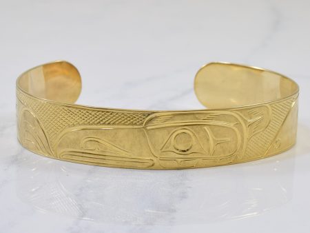 Indigenous Eagle Art Cuff | 6  | Cheap