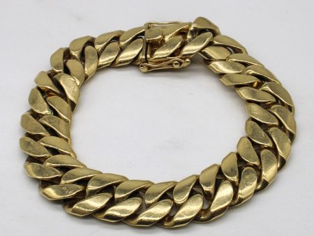 Yellow Gold Cuban Link Bracelet | 9.25  | Online Hot Sale