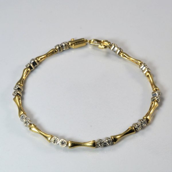 Diamond Chain Bracelet | 0.20ctw | 7  | Discount