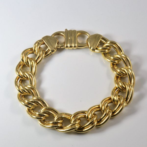 Double Row Cable Chain Bracelet | 8  | Cheap