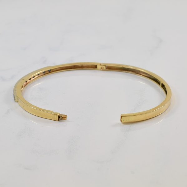 Blue Sapphire Bangle | 0.50ctw | 7  | Cheap