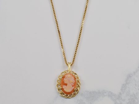 Shell Cameo Necklace | 2.00ct | 19  | Sale