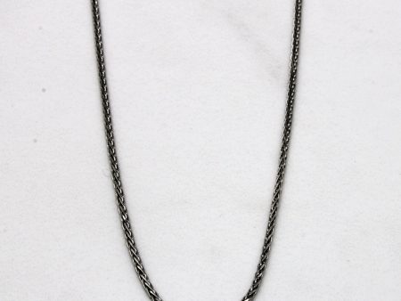 10k White Gold Wheat Chain | 16  | For Discount