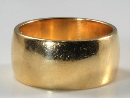 Yellow Gold Cigar Band | SZ 6.75 | For Cheap