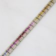 Sapphire Gradient Tennis Bracelet | 9.00ctw, 1.28ctw | 7.75  | Fashion