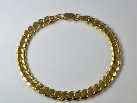 14k Curb Chain Bracelet | 8  | Discount